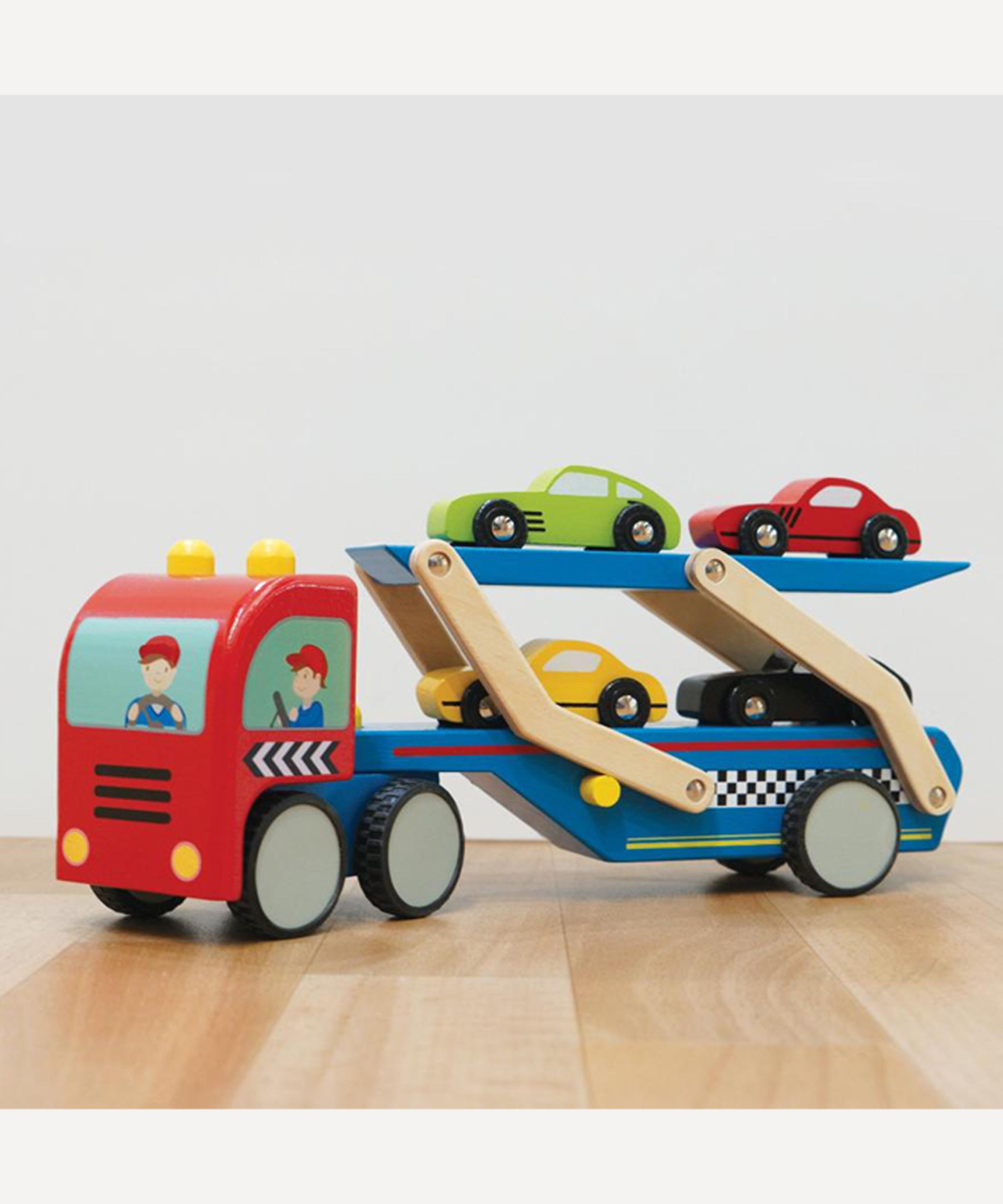 World Racing 6 Car Transporter with Racing Game Map Children's Toy